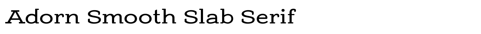 Adorn Smooth Slab Serif image